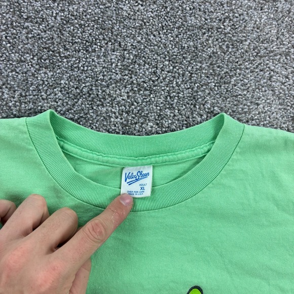 Vintage Goofy Box Logo Shirt Mens XL Green Disney Cartoon Mickey Mouse Goofy Dog - Picture 3 of 6